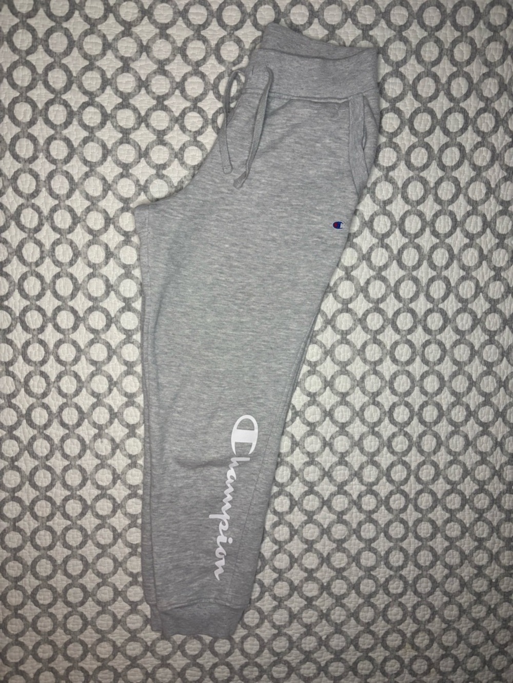 Champion Light Gray Joggers Girls Youth XL
